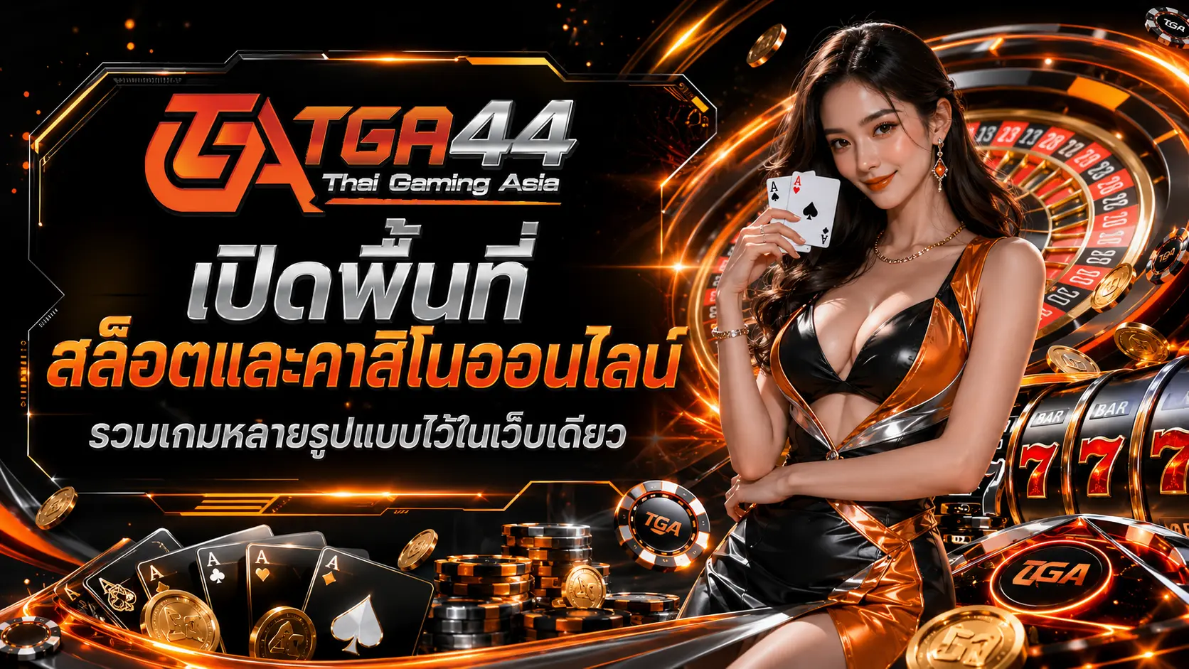 tga44 เปิดพื้นที่สล็อตและคาสิโนออนไลน์ รวมเกมหลายรูปแบบไว้ในเว็บเดียว
