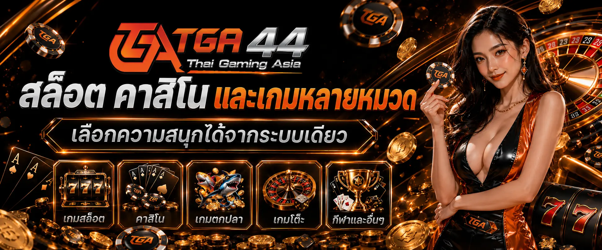 สล็อต คาสิโน และเกมหลายหมวด เลือกความสนุกได้จากระบบเดียว